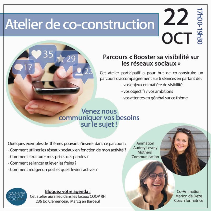 Parcours de Booster de visibilté Coop RH